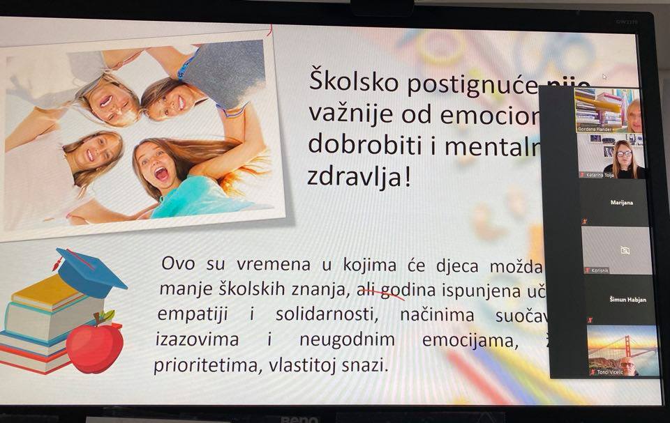 Održana radionica kao podrška nastavnicima i roditeljima u situaciji pandemije COVID-19